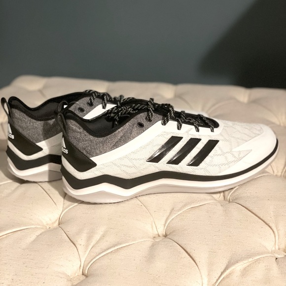 Size 15 Adidas white/black - Picture 2 of 3